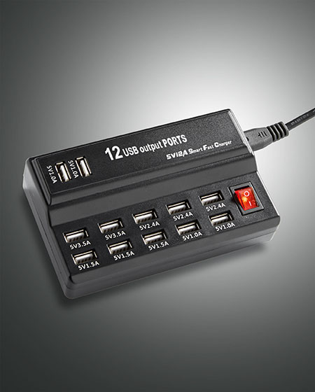 Multiple charger - Mehrfach-USB-Ladegerät (Typ A) - 45 W max - 12